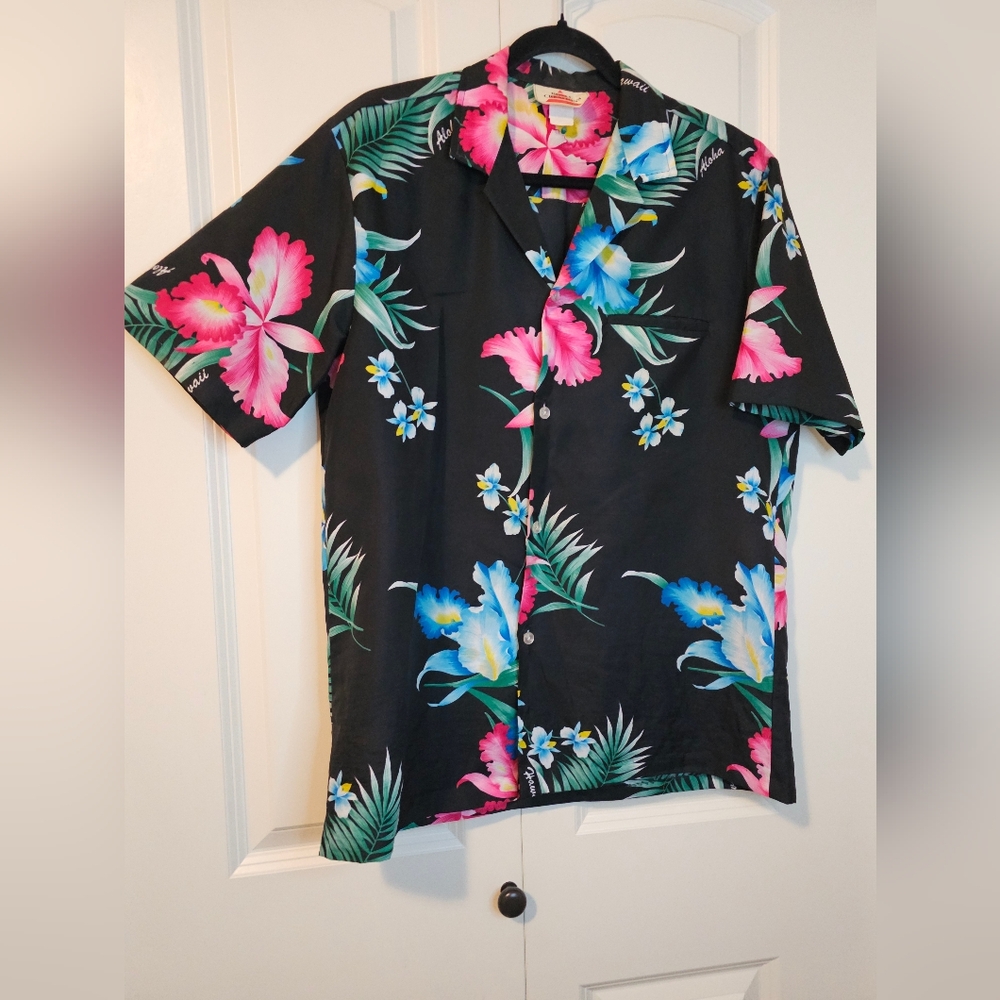 ROYAL CREATIONS Hawaiian Shirt womens SZ L